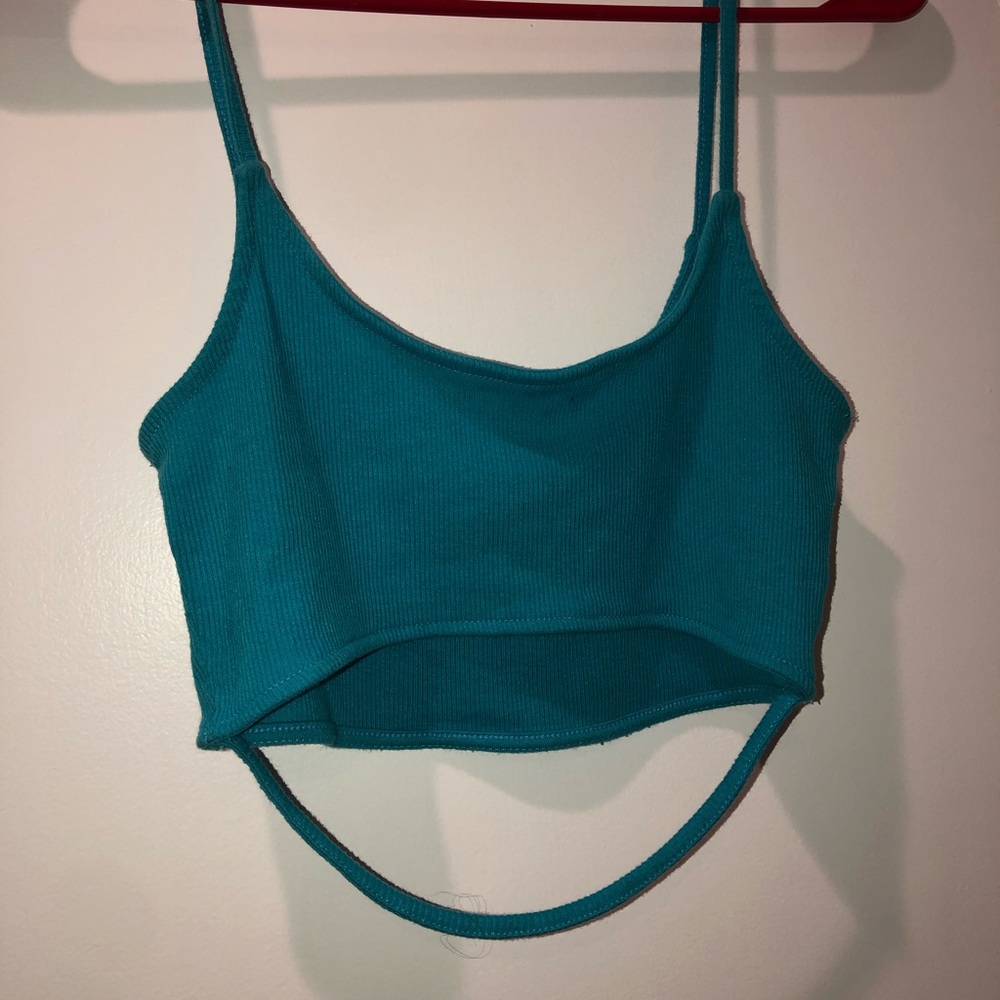 Blue Fashion Nova Crop top